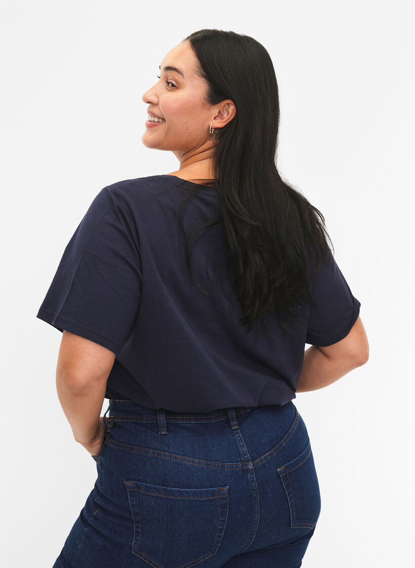 FLASH - T-Shirt mit Motiv, Navy Blazer, Model image number 1