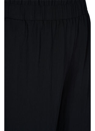 Lockere kurze Hose aus Viskose, Black, Packshot image number 2