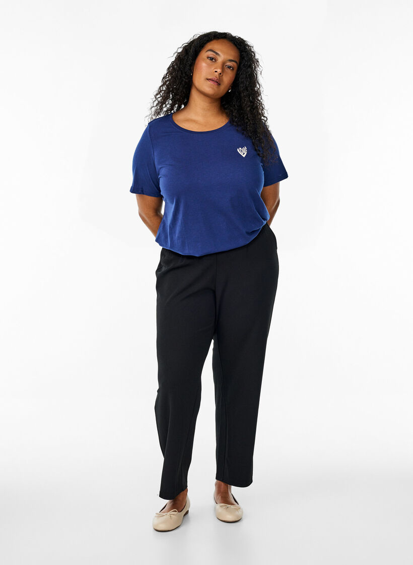 FLASH - T-Shirt mit Print, Blau, Model image number 1