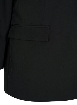 Klassischer Blazer mit Knopfverschluss, Black, Packshot image number 3