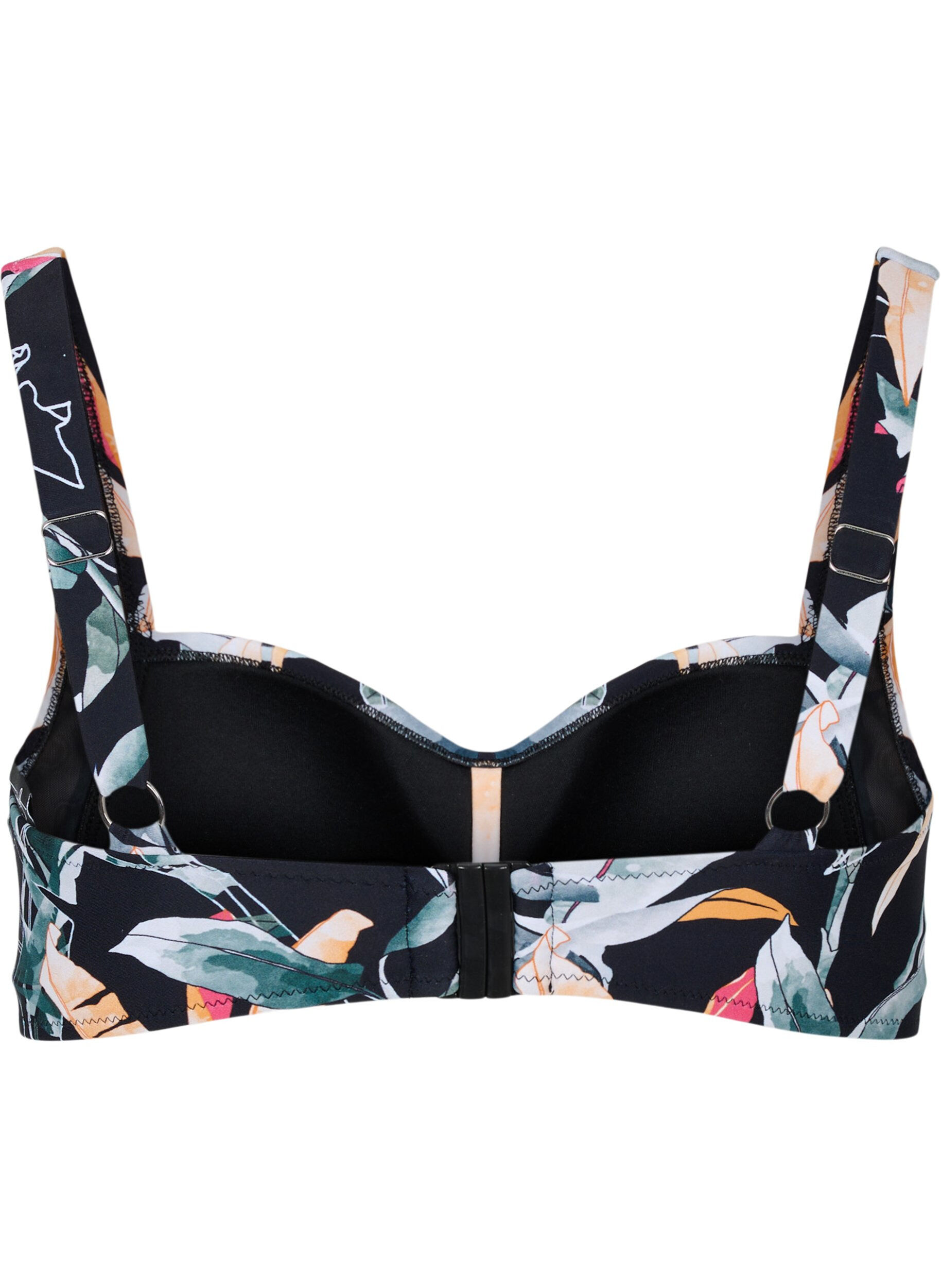 Zizzi Bikinioberteil, Leaf Print, Packshot image number 1