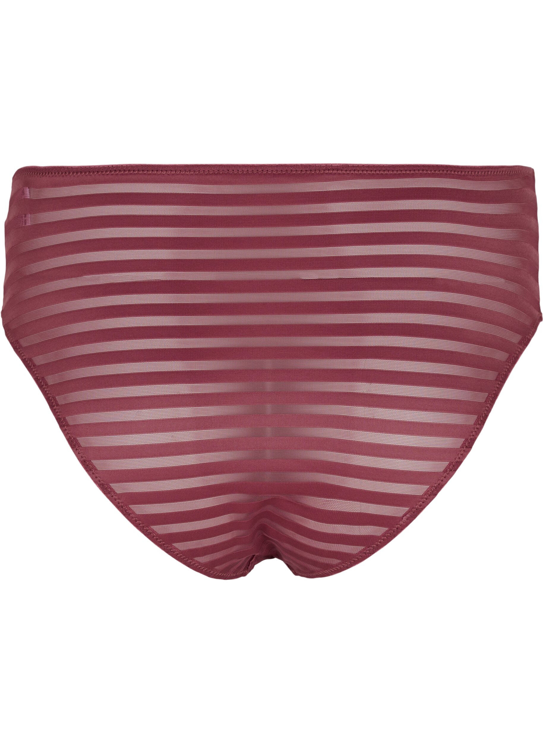 Zizzi Gestreifte Tai-Panty mit normaler Taille, Nocturne ASS, Packshot image number 1