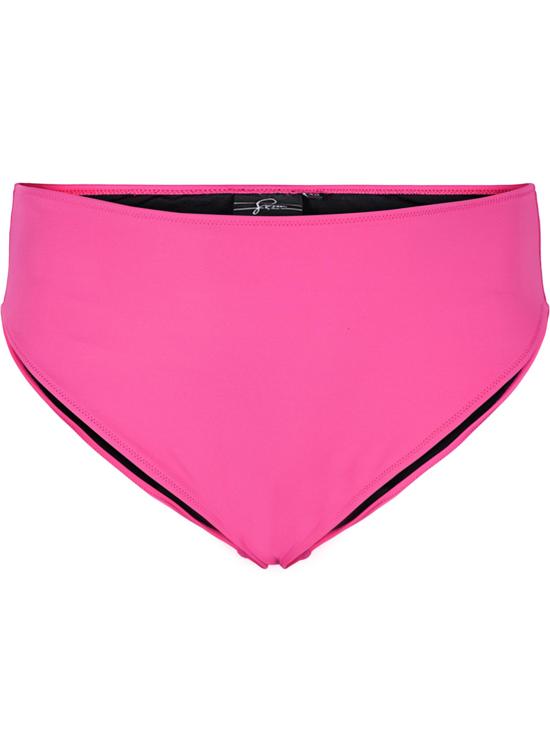 Zizzi Hochtailliertes Bikiniunterteil, Pink, Packshot image number 0