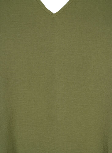 V-Ausschnitt Bluse mit langen Ärmeln, Kalamata, Packshot image number 2