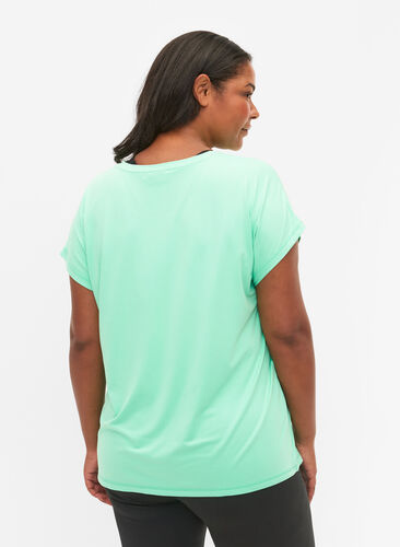Kurzärmeliges Trainings-T-Shirt, Spring Bud, Model image number 1