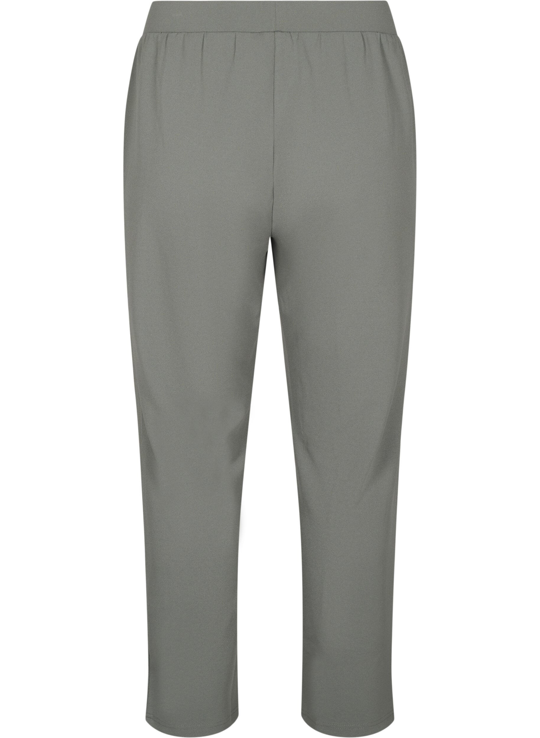 ZizziHose mit gerader Passform, Grau, Packshot image number 1