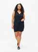 Kurze Hose mit Taschen und elastischem Bund, Schwarz, Model image number 1