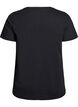Weihnachts-T-Shirt aus Bio-Baumwolle, Schwarz, Packshot image number 1