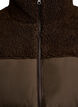 Mittellange Steppjacke mit Teddyfleece, Braun, Packshot image number 2