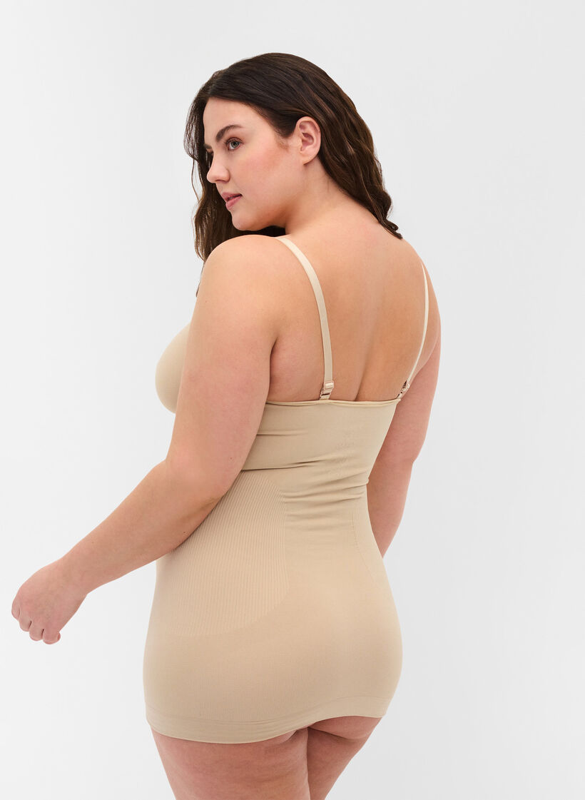 Shapewear-Trägertop, Beige, Model image number 1