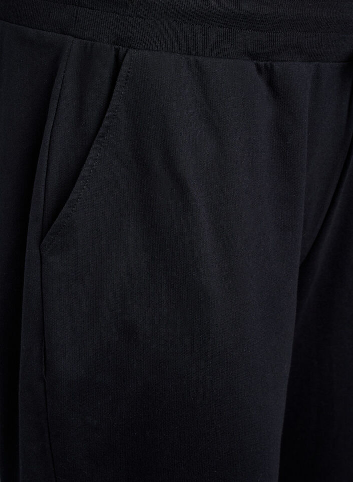 Lockere Trainingshose mit Taschen, Schwarz, Packshot image number 2