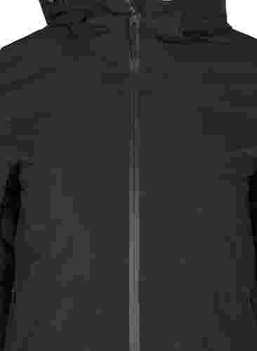 Winterjacke mit justierbarer Taille, Black, Packshot image number 2