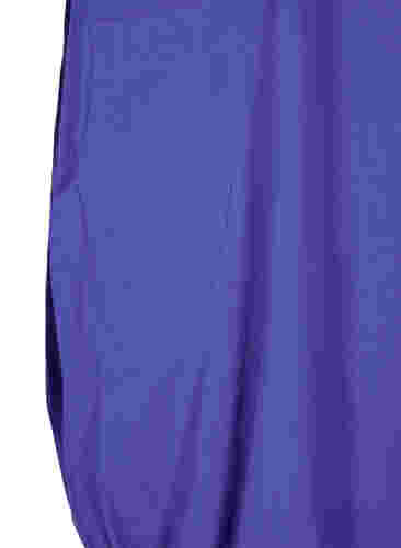 Kurzarm Kleid aus Baumwolle, Dazzling Blue, Packshot image number 3