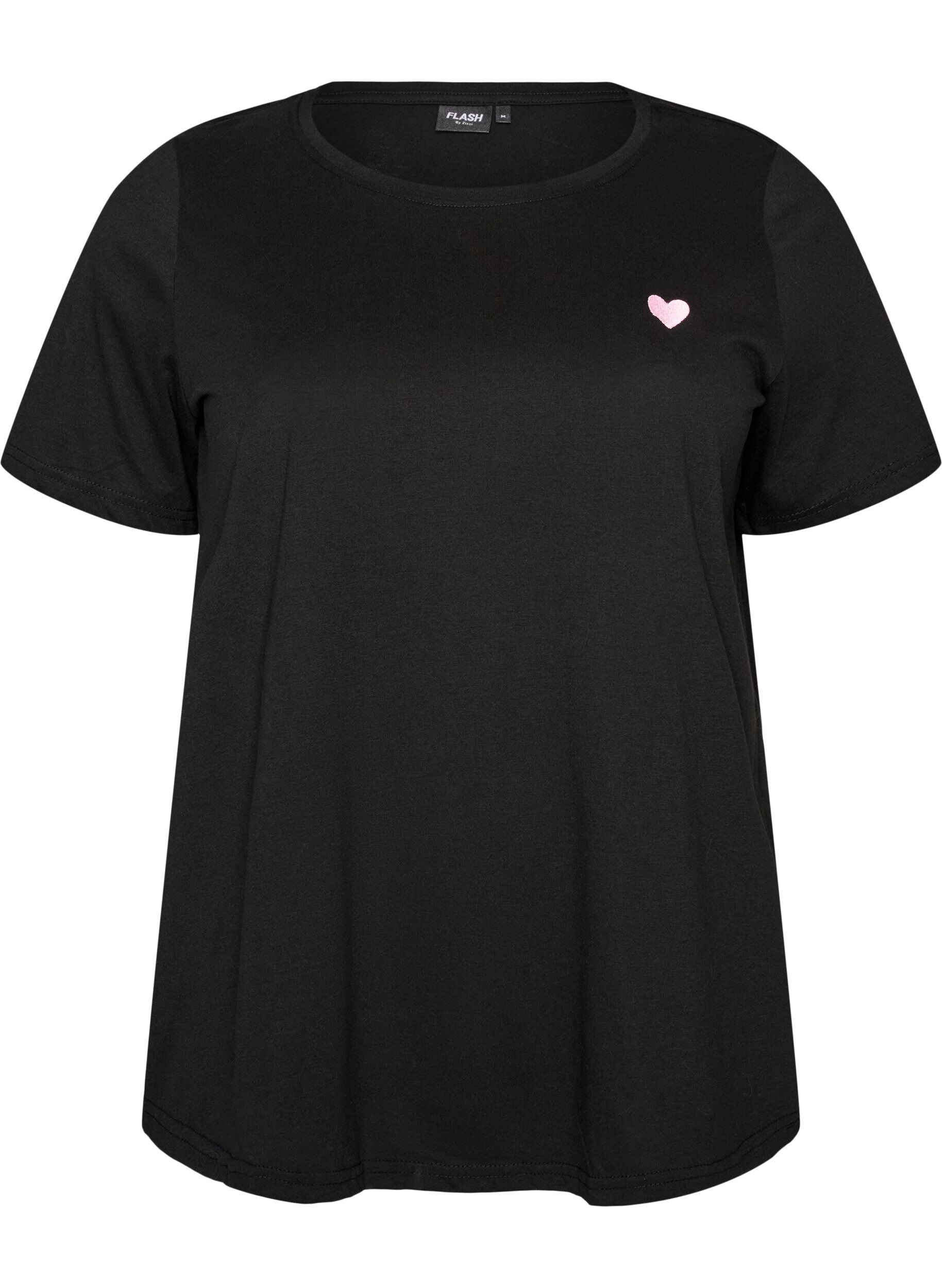 ZizziT-Shirt mit Print, Schwarz, Packshot image number 0