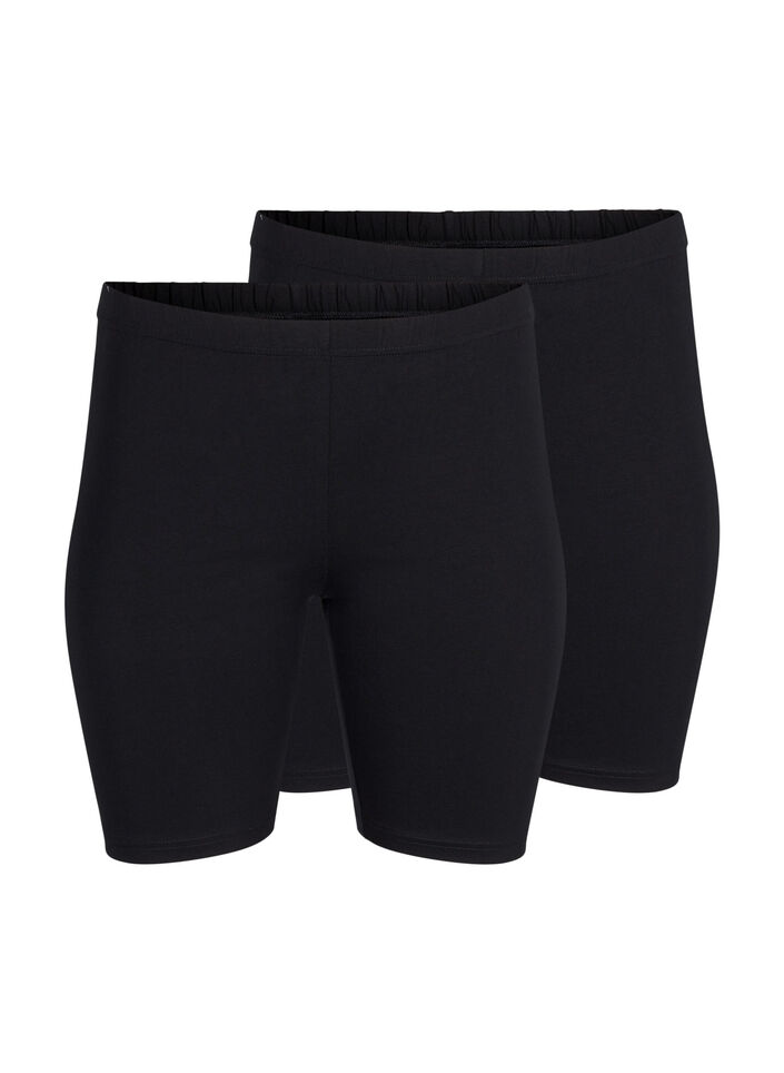 FLASH &ndash; 2er-Pack Leggings-Shorts, Schwarz, Packshot image number 0