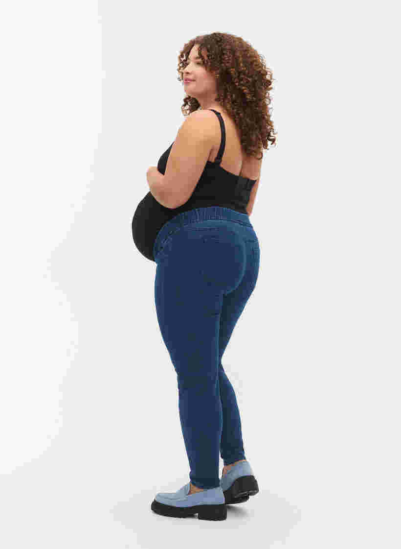 Schwangerschafts-Jeggings mit Taschen hinten, Dark blue, Model image number 1