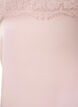 Langes Top aus Satin mit Spitzen, Rot, Packshot image number 2