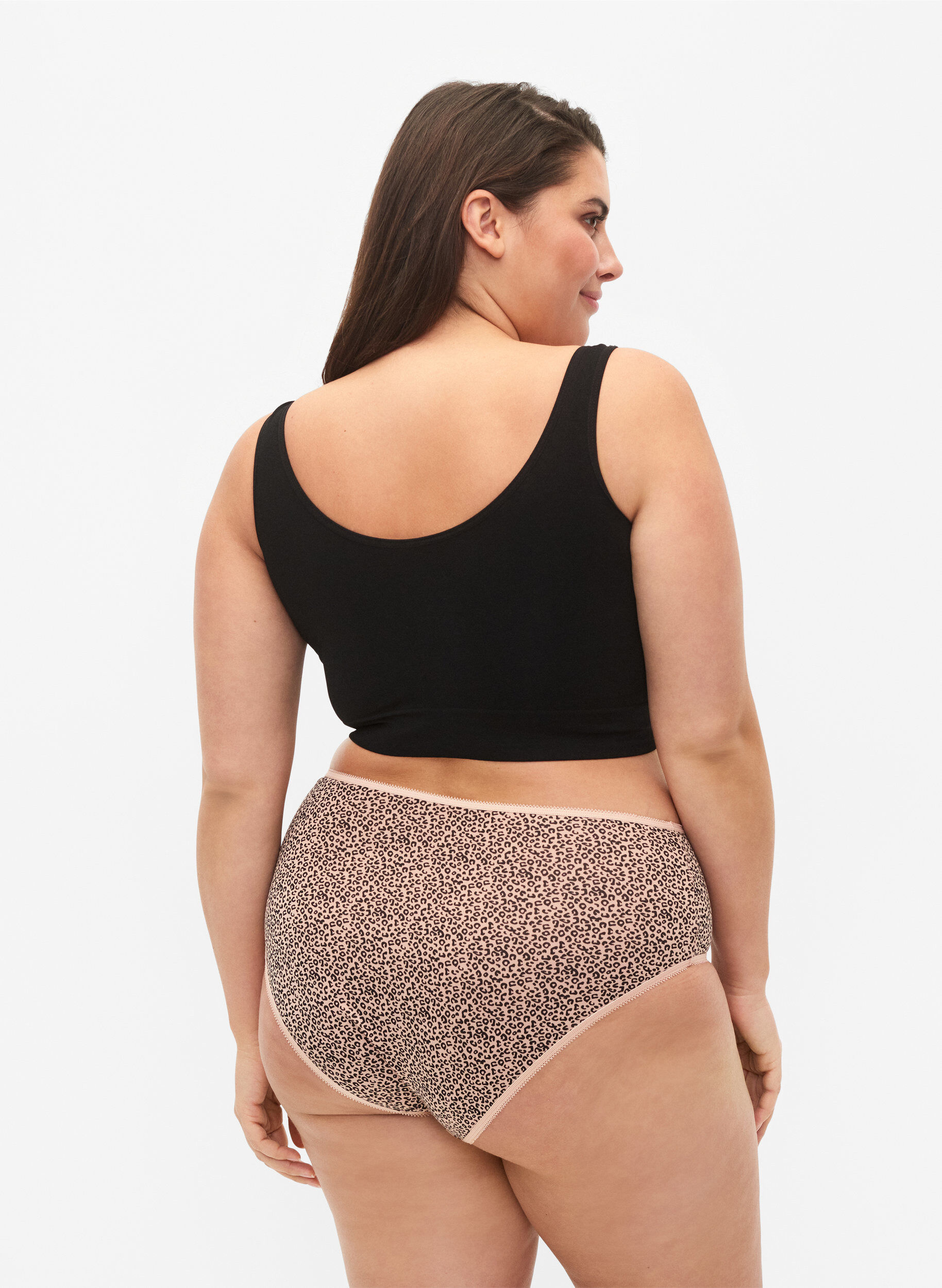 Zizzi 7er Pack Slips mit regul&auml;rer Taille, Blue Multi Pack , Model image number 1