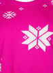 Strickpullover mit Schneeflockenmuster, Pink, Packshot image number 2