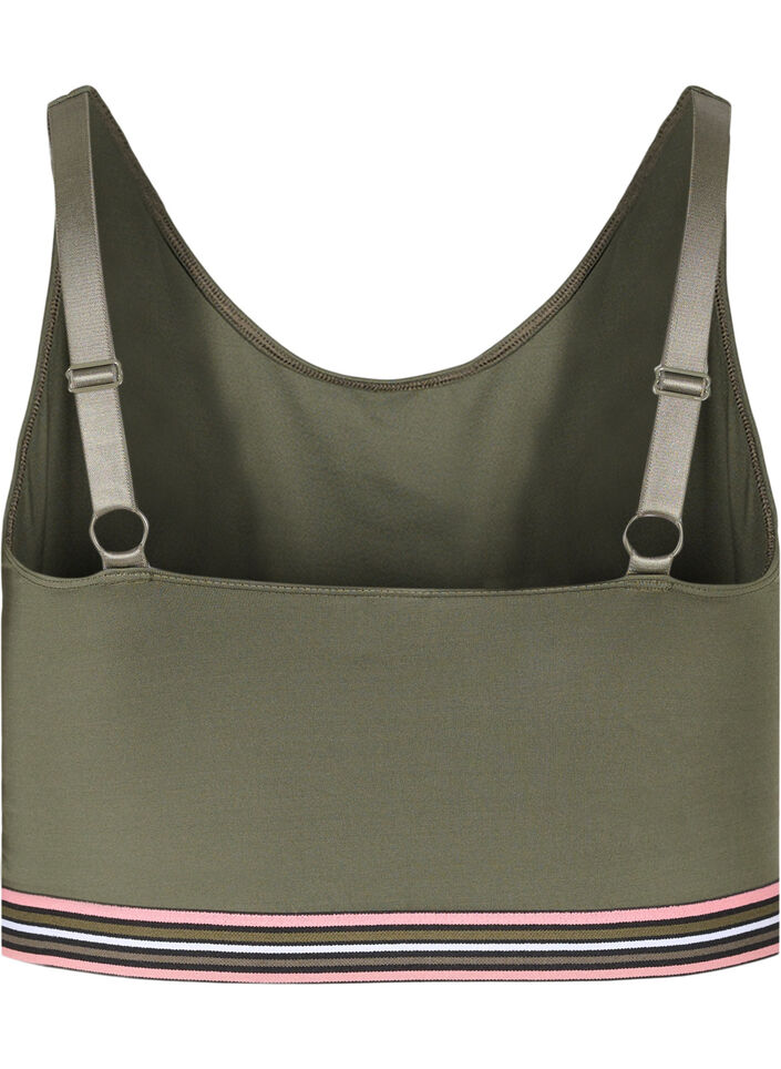 Weicher BH mit verstellbaren Trägern, Grün, Packshot image number 1