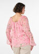 Bluse aus Chiffon mit gebl&uuml;mtem Print und langen &Auml;rmeln, Rot, Model image number 2