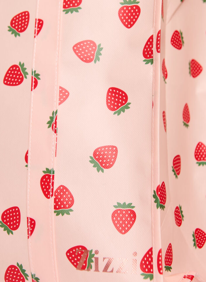 Einkaufstasche mit Rei&szlig;verschluss, Rot, Packshot image number 2