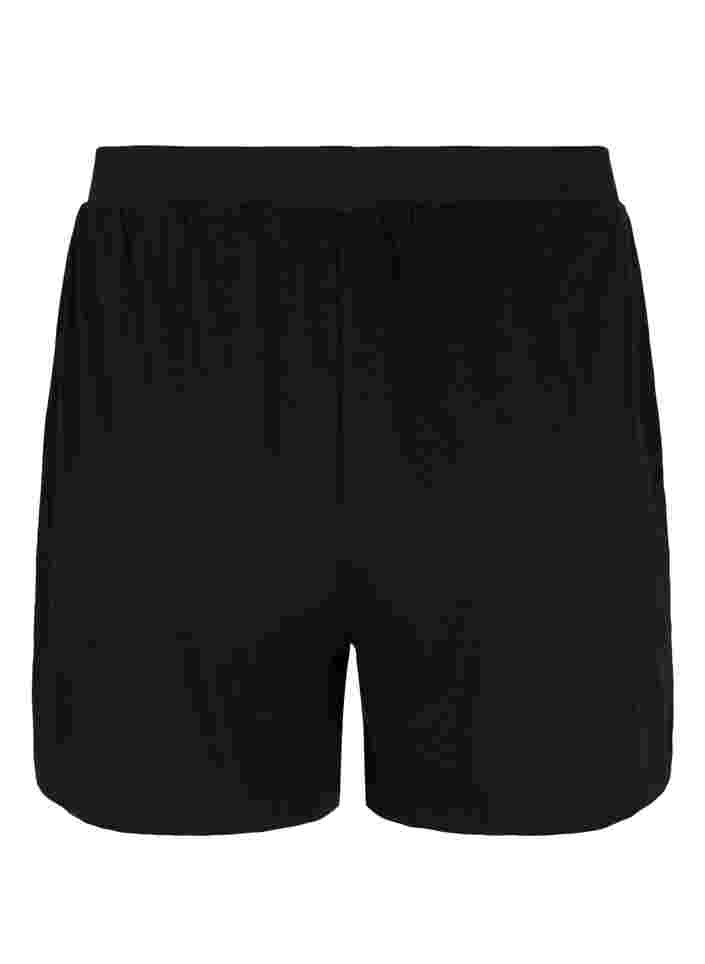 Lockere Schlafanzughose aus einer Baumwollmischung, Black, Packshot image number 1