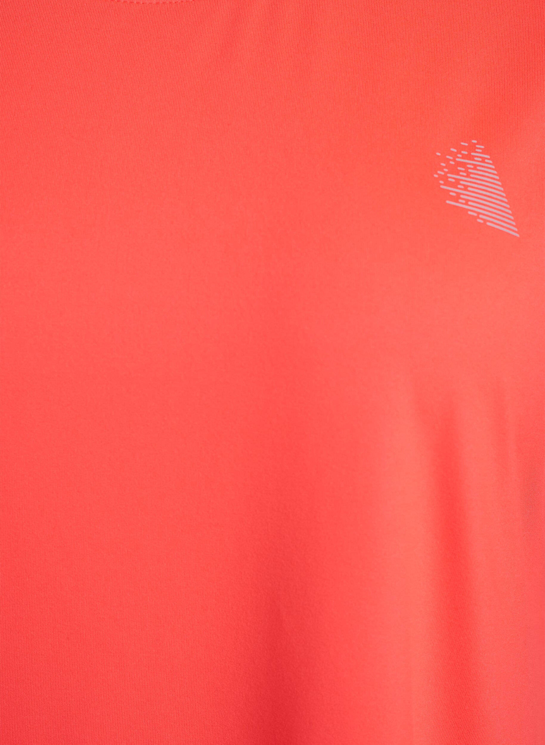 ZizziEinfarbiges Trainings-T-Shirt, Orange, Packshot image number 2