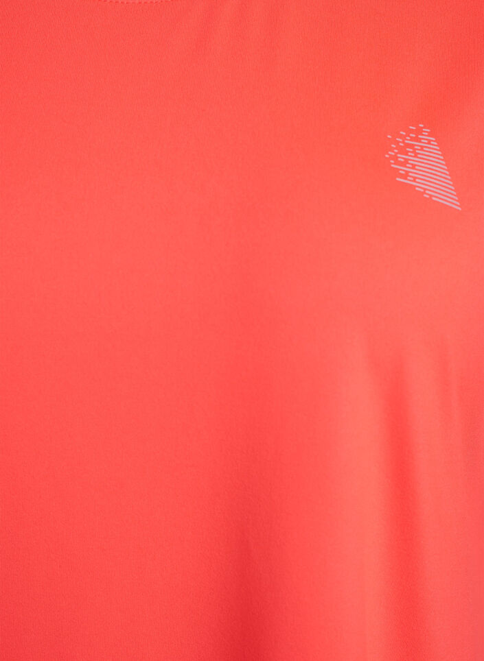 Einfarbiges Trainings-T-Shirt, Orange, Packshot image number 2
