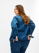 Kurze Denim-Jacke aus Baumwolle, Blue denim, Model image number 1