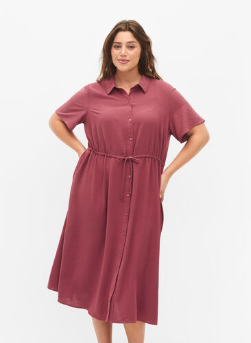 Kurzärmeliges Shirt-Kleid, Renaissance Rose, Model image number 2