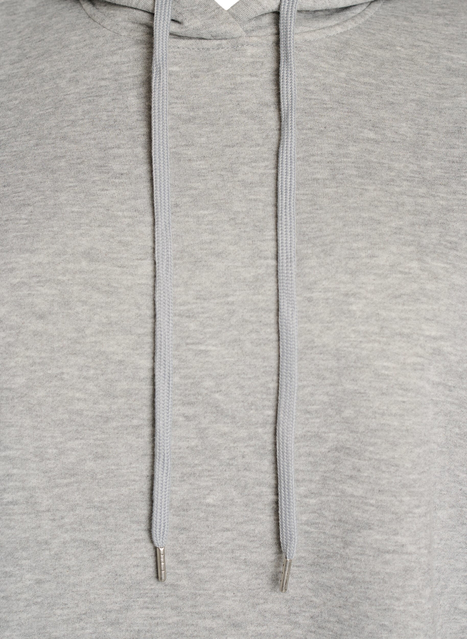 ZizziSweatweste mit Kapuze und Schulterpolstern, Grau, Packshot image number 2