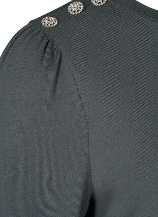 Langarm Bluse mit Schulterdetail, Urban Chic, Packshot image number 3