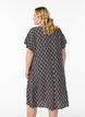 Kleid aus Viskose mit V-Ausschnitt, Blau, Model image number 2