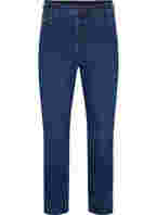 Megan-Jeans in normaler Passform mit extra hoher Taille, Blue denim, Packshot
