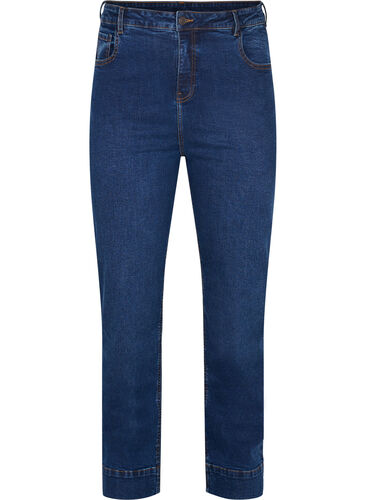 Megan-Jeans in normaler Passform mit extra hoher Taille, Blue denim, Packshot image number 0