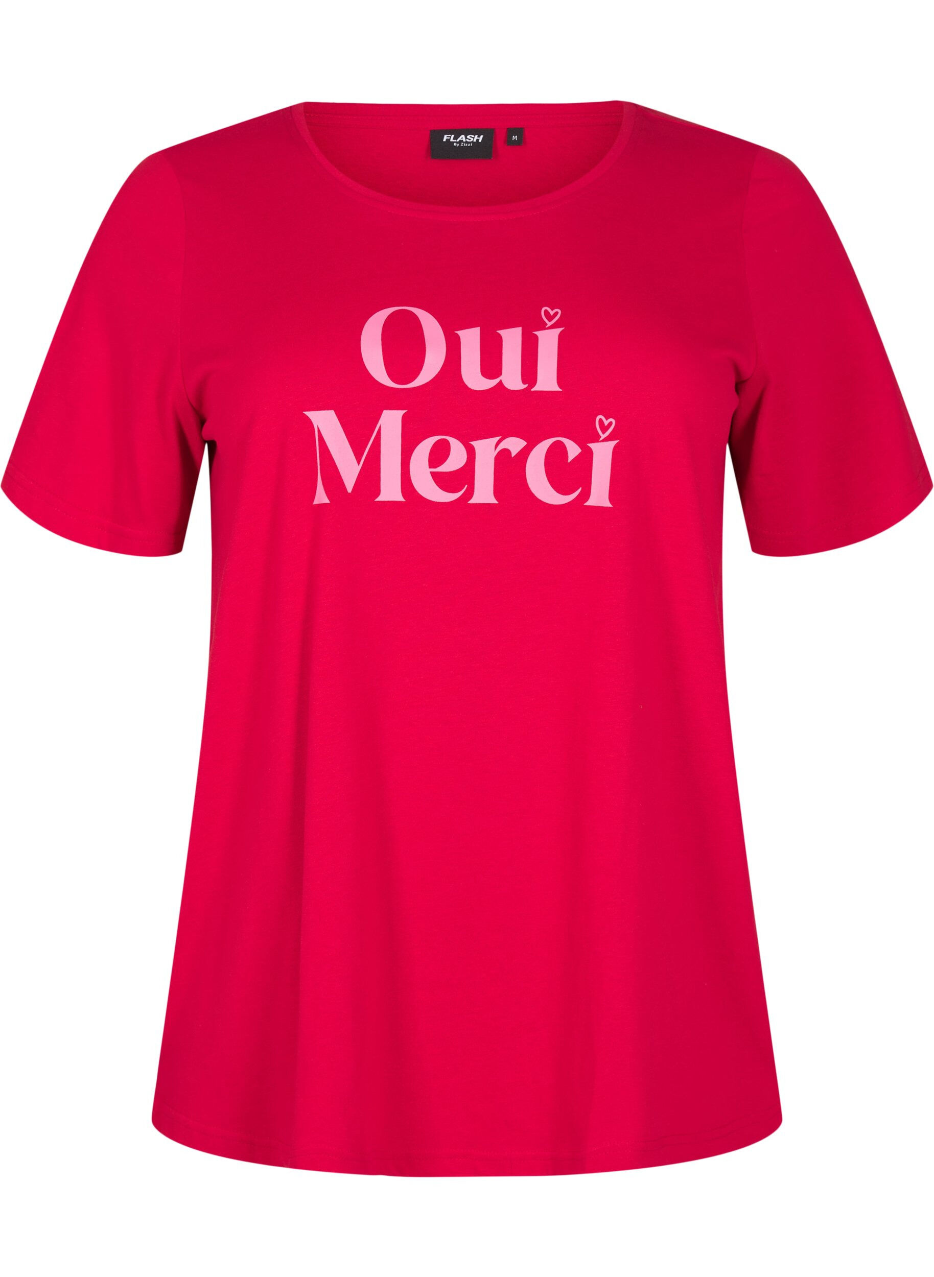 Zizzi FLASH - T-Shirt mit Print, Rot, Packshot image number 0