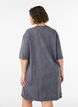 Lockeres T-Shirt-Kleid mit Washed-Optik, Grau, Model image number 2