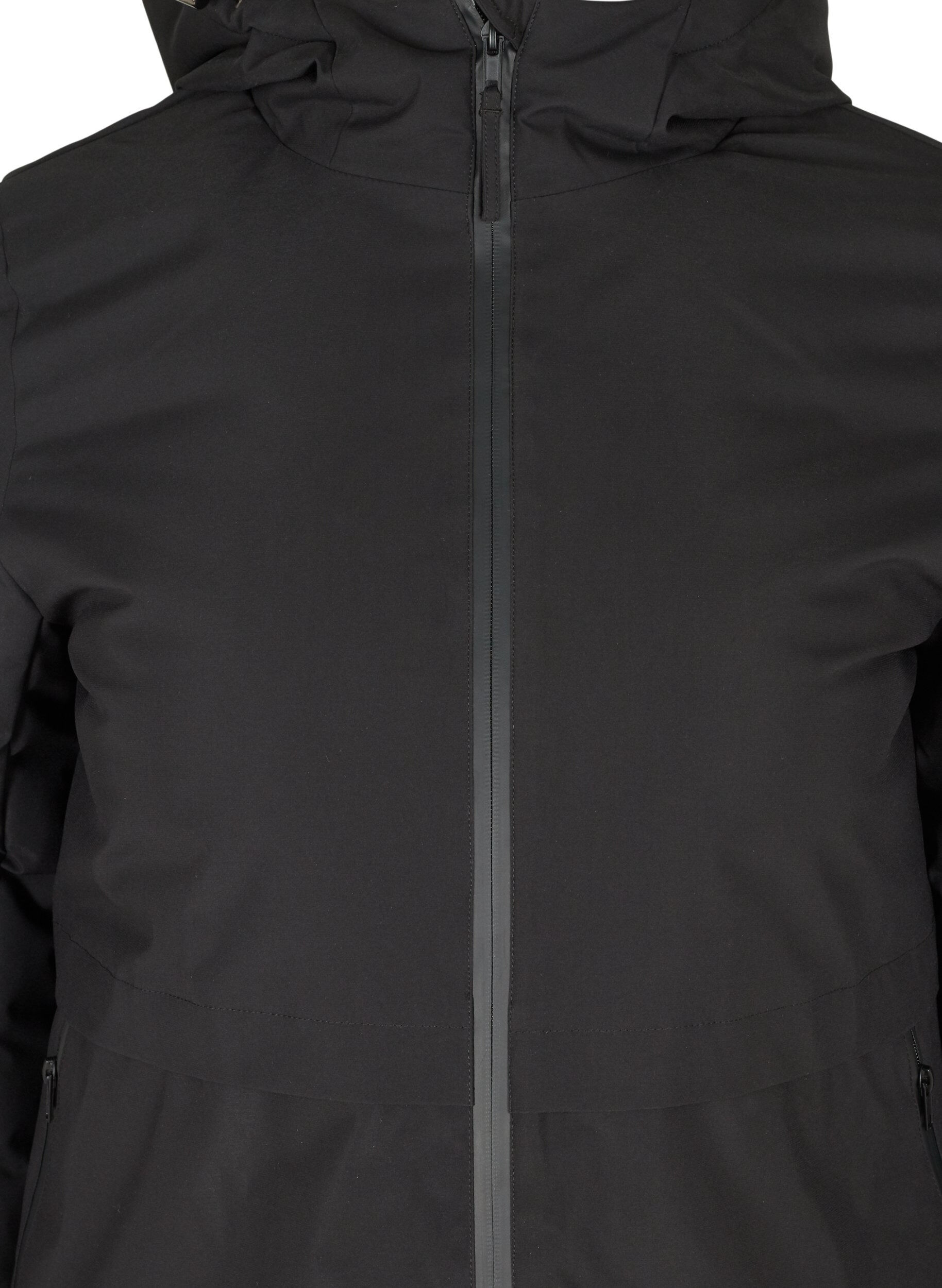 ZizziWinterjacke mit verstellbarer Taille, Schwarz, Packshot image number 3