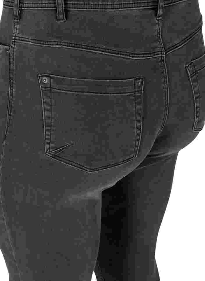 Cropped Amy Jeans mit Reißverschluss, Grey Denim, Packshot image number 3