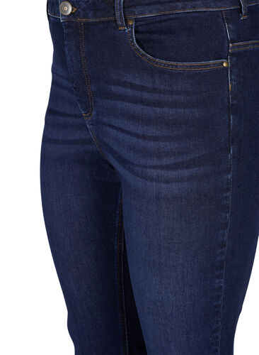 Ellen Bootcut-Jeans mit hoher Taille, Dark blue, Packshot image number 2