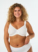 Komfort-BH mit Spitzen-Overlay und vorgeformten Cups, Wei&szlig;, Model image number 0