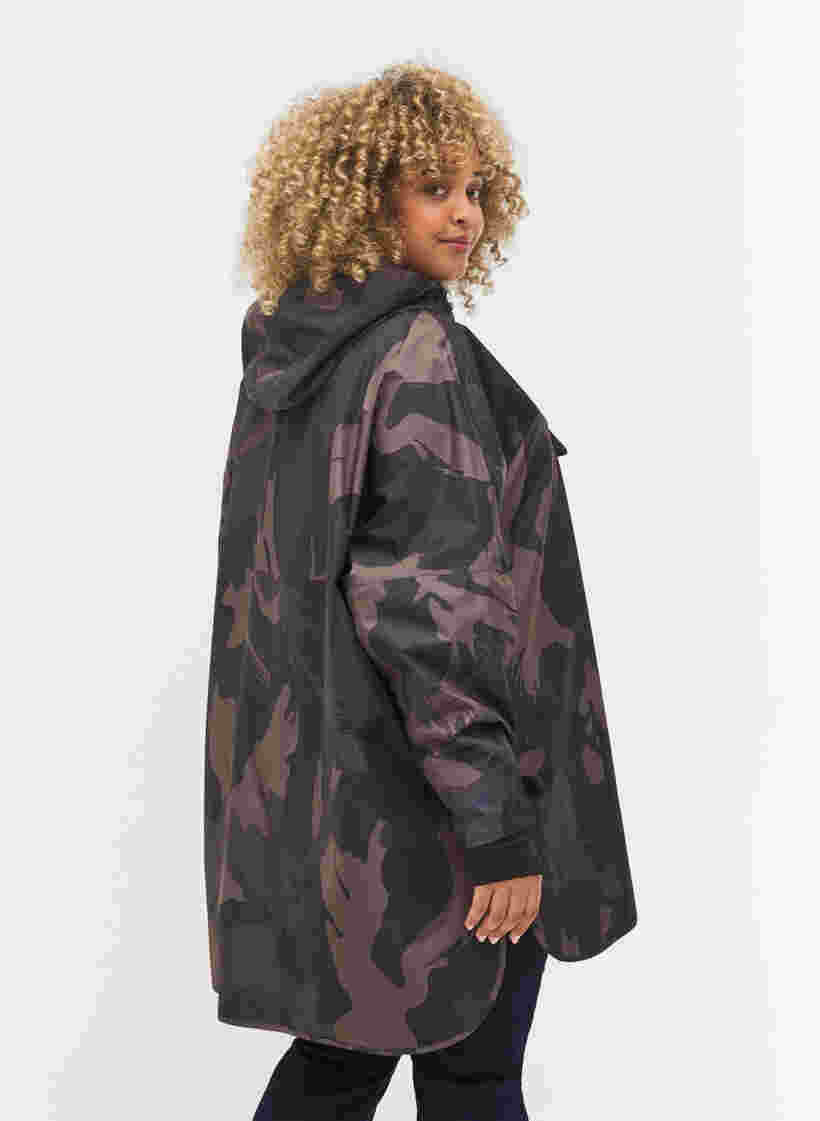 Regenponcho mit Camouflage-Aufdruck, Camou Print, Model image number 1
