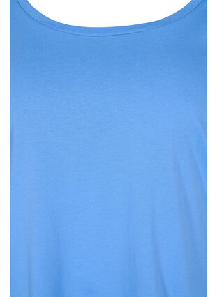 2er-Pack Basic-Bluse aus Baumwolle, Ultramarine/White, Packshot image number 2