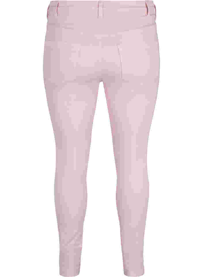 Super Slim Amy Jeans mit hoher Taille, Chalk Pink, Packshot image number 1