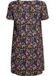 Kurzes A-Linien-Kleid mit floralem Print, Blau, Packshot image number 1