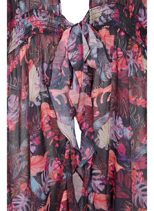 Strand-Kimono mit Print, Leaf AOP, Packshot image number 2