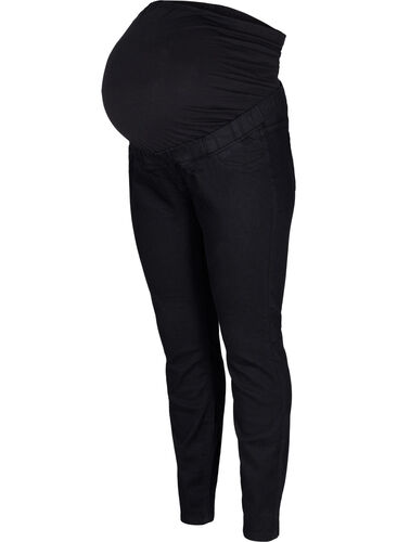 Schwangerschafts-Jeggings mit Taschen hinten, Black, Packshot image number 0
