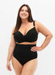 Bikinislip mit hoher Taille, Schwarz, Model image number 0