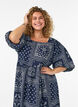 Kn&ouml;chellanges Kleid aus Viskose mit Paisley-Print und kurzen &Auml;rmeln, Blau, Model image number 2
